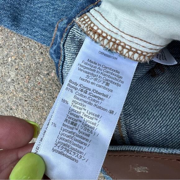 Madewell The Tall High-Rise Slim Boyjean in Neal Wash: TENCEL™ Denim Edition 26T - Picture 5 of 6